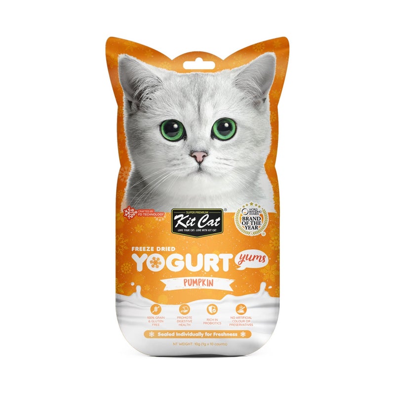 2 pcs-Kit Cat Freeze Dried Yogurt Yums – Pumpkin