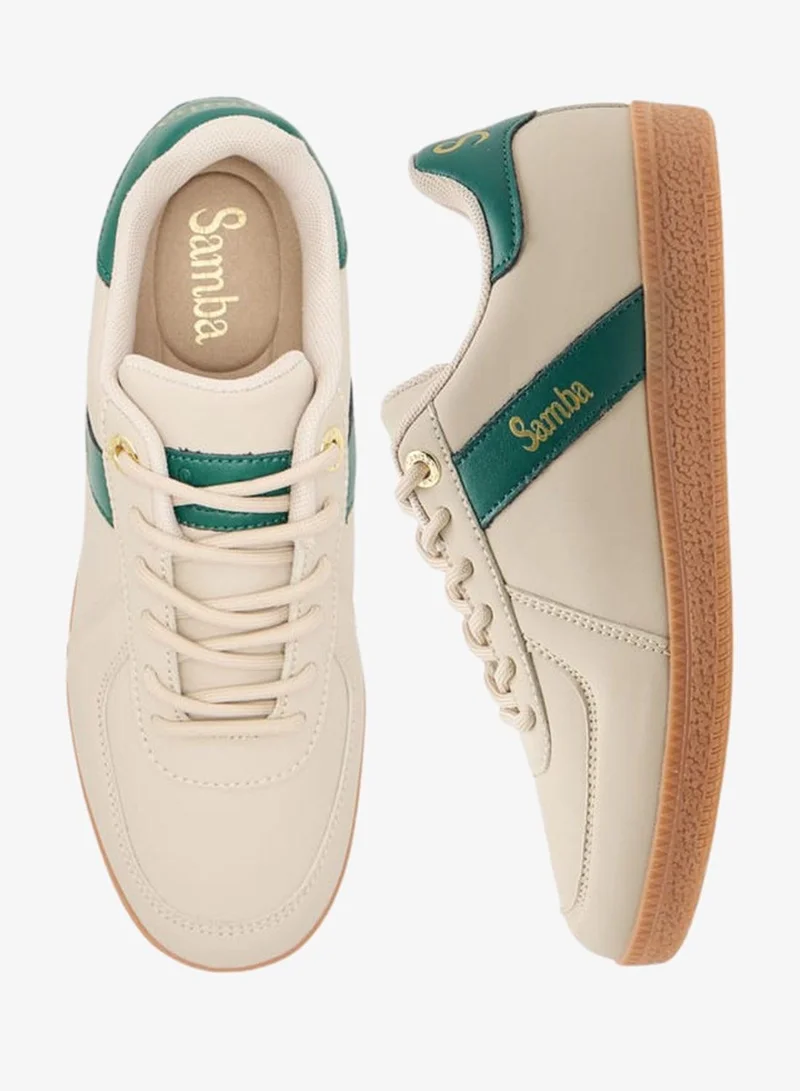 SAMBA Womens' Panelled Lace-Up Sneakers