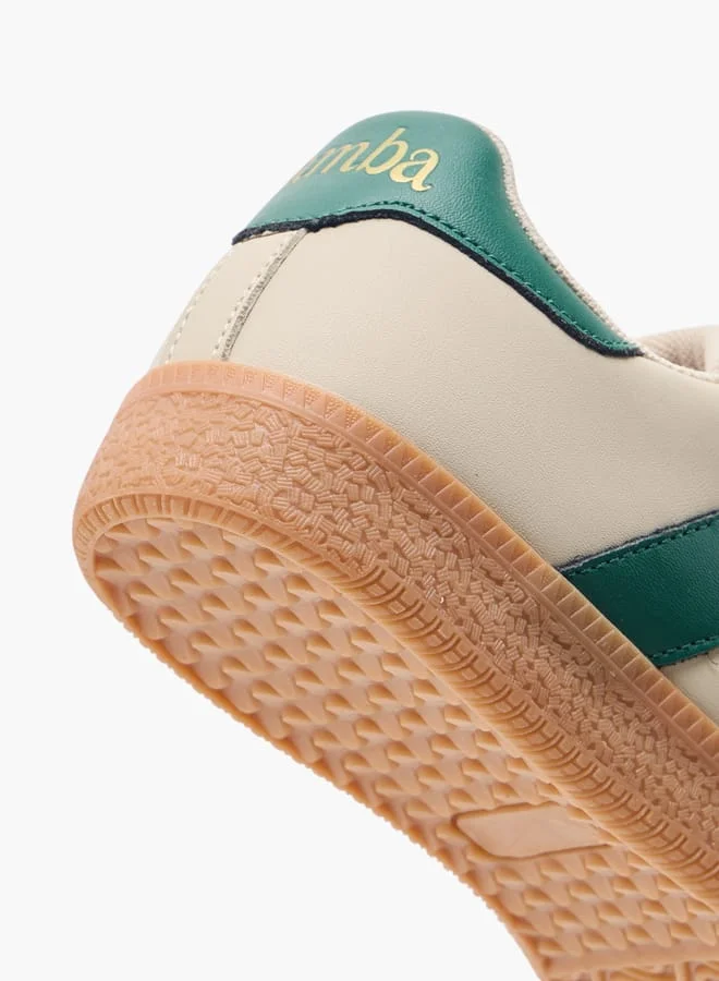 SAMBA Womens' Panelled Lace-Up Sneakers