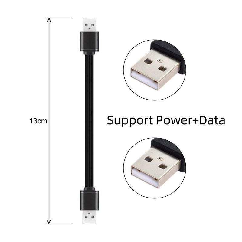 سي واي كابل بطول 13 سم USB 2.0 من نوع A ذكر إلى نوع A ذكر مسطح ورفيع من نوع FPC لهاتف FPV Disk - Image 4