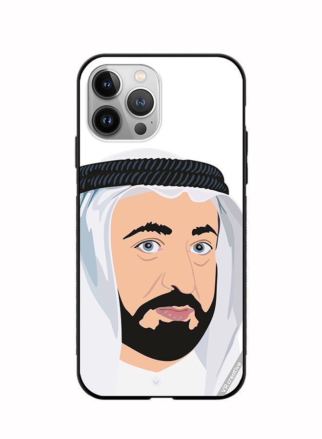 VR CREATIVE Protective Case Cover For Apple iPhone 12 Pro Max Sheikh Sultan Bin Mohammed Bin Sultan Al Design Multicolour - Image 1