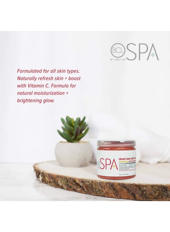 BCL SPA Dead Sea Salt Soak Pink Grapefruit, 16 oz - Image 4