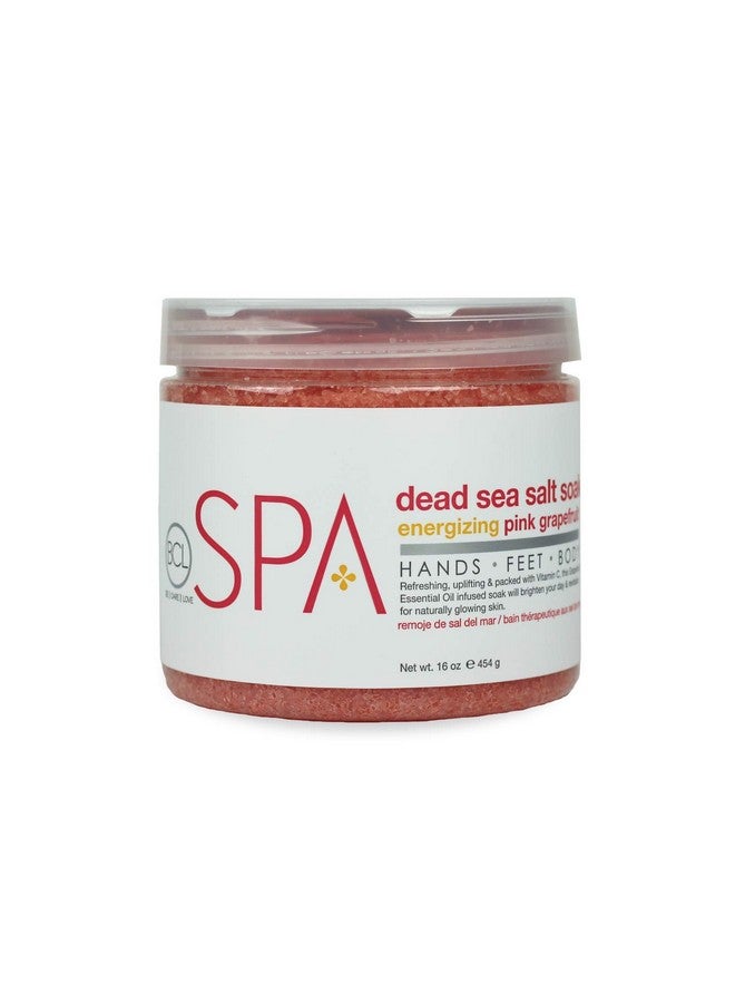 BCL SPA Dead Sea Salt Soak Pink Grapefruit, 16 oz - Image 1