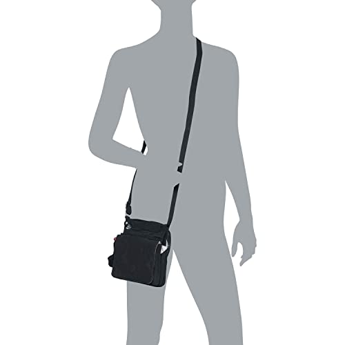 KIPLING KIPLING Kipling Women's New Eldorado Minibag, Lightweight Crossbody, Nylon Travel Bag (Small, Black Tonal) - Image 4
