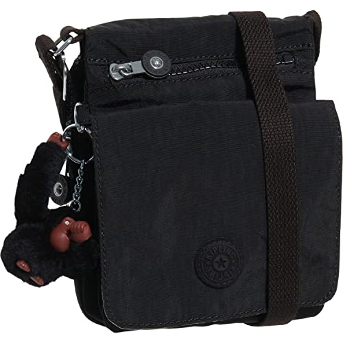KIPLING KIPLING Kipling Women's New Eldorado Minibag, Lightweight Crossbody, Nylon Travel Bag (Small, Black Tonal) - Image 5