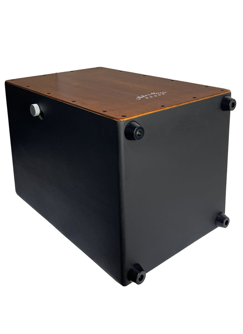 Mike Music - Cajon Drum, Wooden Percussion Cajon Box Drum Instrument with Internal Snare Strings, Upgrade Adjustable Cajons Hand Drums with Dedicated Backpack Cajon Bag, Hand Percussion Instruments Beat Box-Brown - Image 1