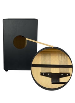 Mike Music Cajon Drum, Wooden Percussion Cajon Box Drum Instrument with Internal Snare Strings, Upgrade Adjustable Cajons Hand Drums with Dedicated Backpack Cajon Bag, Hand Percussion Instruments Beat Box-Brown  - Image 4