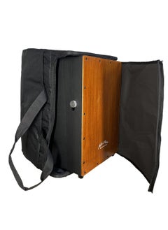 Mike Music Cajon Drum, Wooden Percussion Cajon Box Drum Instrument with Internal Snare Strings, Upgrade Adjustable Cajons Hand Drums with Dedicated Backpack Cajon Bag, Hand Percussion Instruments Beat Box-Brown  - Image 5