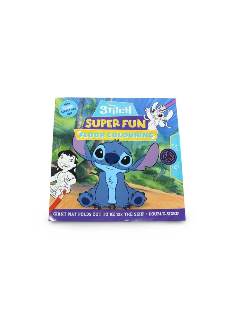 Igloo Books Disney Stitch Super Fun Floor Colouring Book - Image 1