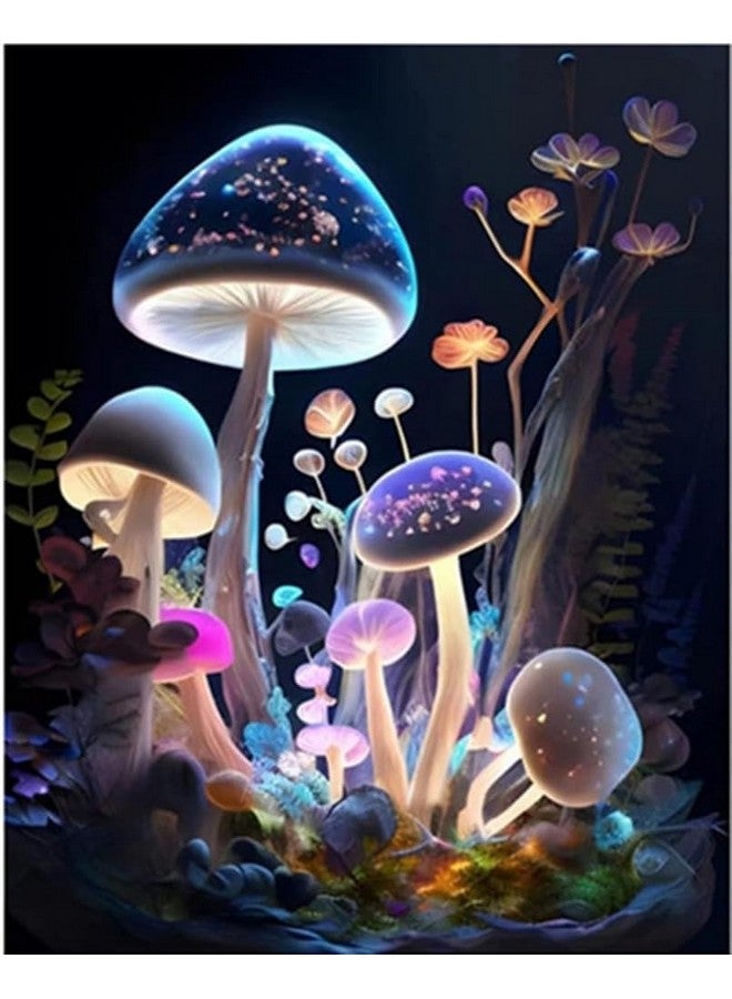RANUR 5D Mushroom Diamond Painting Kit, Home Wall Decor, Diamond Painting Kits for Kids and Adults, Stunning DIY Decor with Rhinestone, Artistic Masterpieces - Image 1