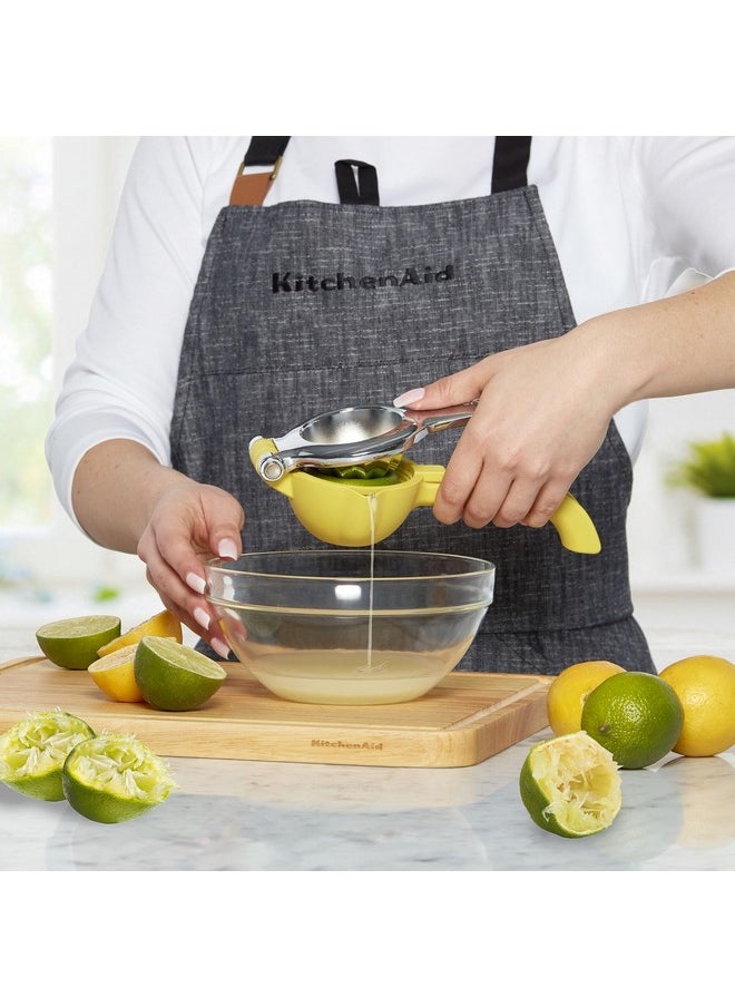 KitchenAid KitchenAid Citrus Juice Press Squeezer for Lemons and Limes with Seed Catcher and Pour Spout, Lemon, 8 inches  - Image 5