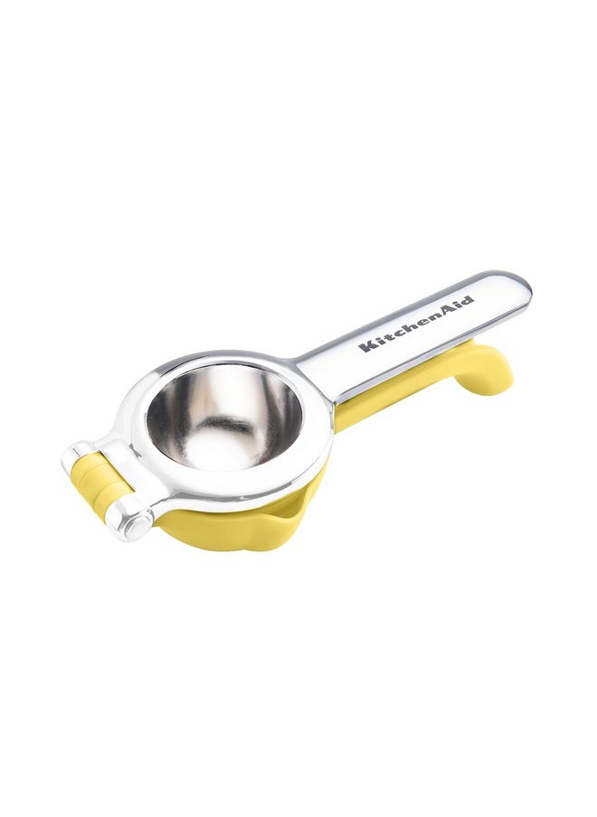 KitchenAid KitchenAid Citrus Juice Press Squeezer for Lemons and Limes with Seed Catcher and Pour Spout, Lemon, 8 inches  - Image 1