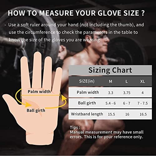 BROGBUS Neoprene Gloves Weight Lifting Workout Gym Gloves With Wrist Support For Men And Women (X-Large, Black) - Image 3