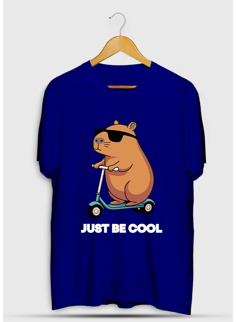 SHOP NEW ARRIVALS JUST BE COOL EFFORTLESS STYLE T-SHIRT Motivational Quote Graphic Tee for Men Women Inspirational Success Mindset Gift Unisex Comfortable Cotton - Image 1