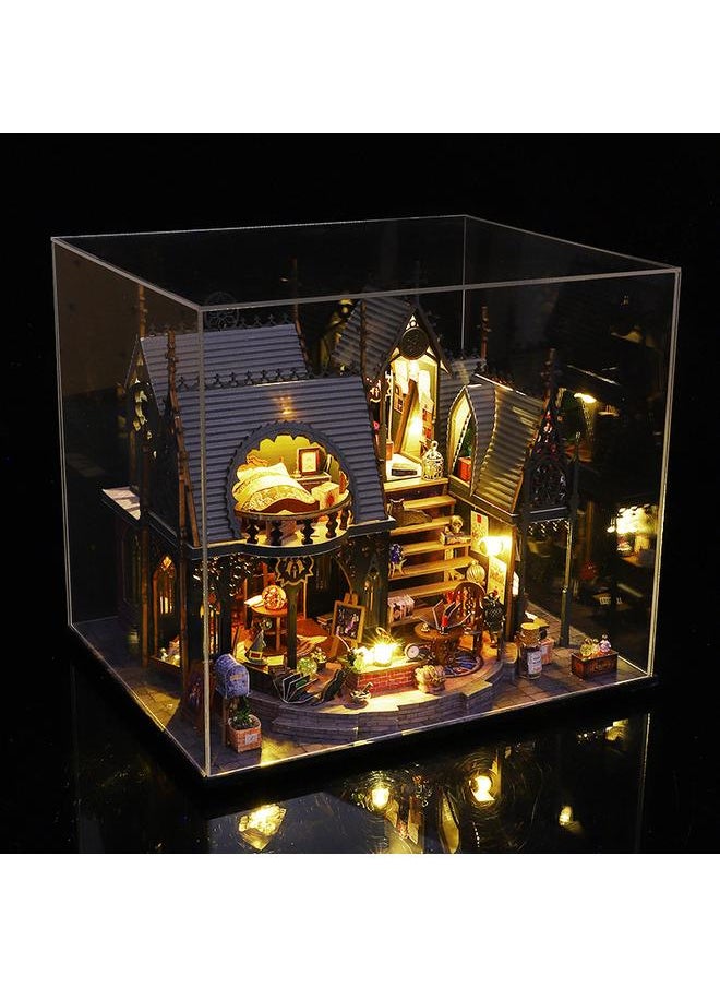 Bluejw - DIY Cabin Luna Magic House Handmade Assembled Model Villa Decoration Exquisite Decompression Gift For Men And Women - Image 1