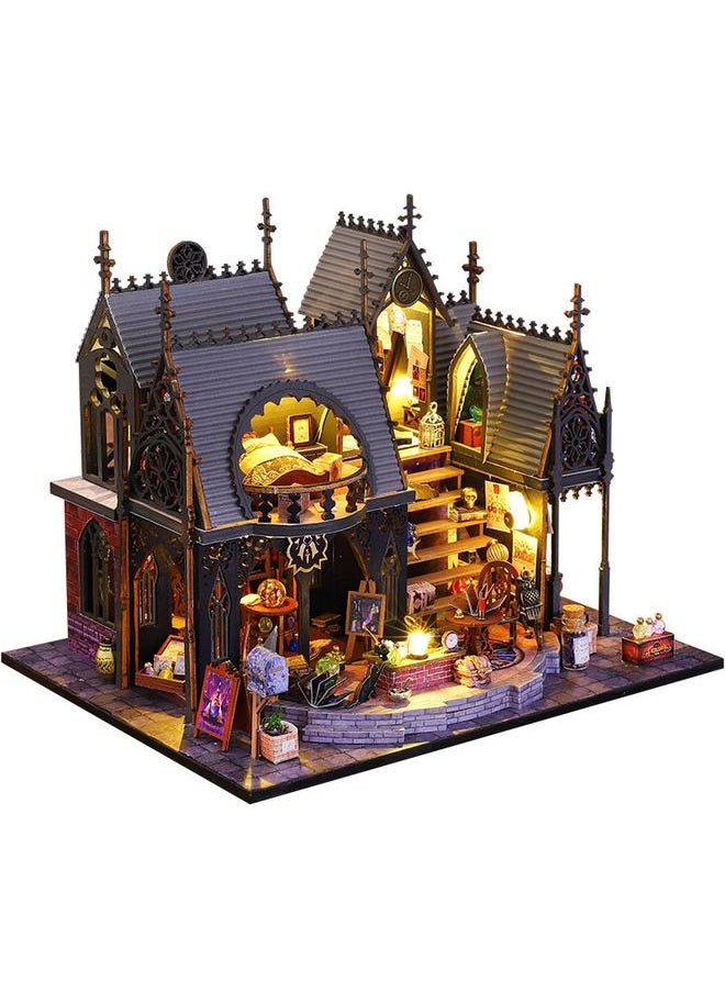 Bluejw - DIY Cabin Luna Magic House Handmade Assembled Model Villa Decoration Exquisite Decompression Gift For Men And Women - Image 1