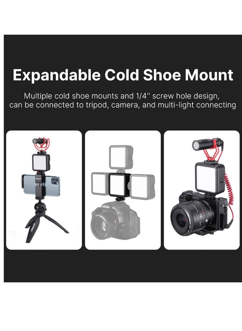 NIBEMINENT RGB Video Light, LED Camera Light 360 ° Full Color Portable Vlog Photography Lighting Rechargeable 2500K-9500K Adjustable Cell Phone Ambient Fill Support Magnet Adsorption  - Image 5