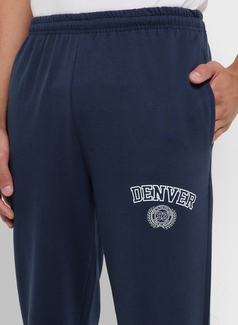 سفنتي فايف بنطال رياضي بطباعة كتابة - Image 4