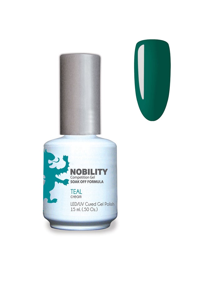 Lechat Gel Nail Polish 15 ml, Long Lasting, Chip Resistant, Requires Drying Under UV Led Lamp Teal Nbgp52