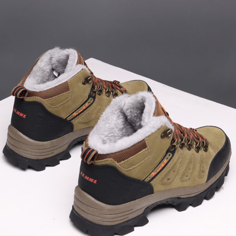 Plus Size Snow Boots Men'S Winter Warm Fleece-Lined 46 Outdoor Tooling High-Top Northeast Large Cotton Shoes Men 47 - Image 4