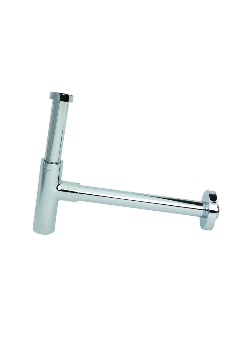 Bold Universal Brass Basin Bottle Trap –Durable Brass Construction with Shiny Chrome Finish, Odor-Free & Hygienic Bathroom Accessory with Modern Design for All Décor Styles, Drain with 1 year warranty - Image 1