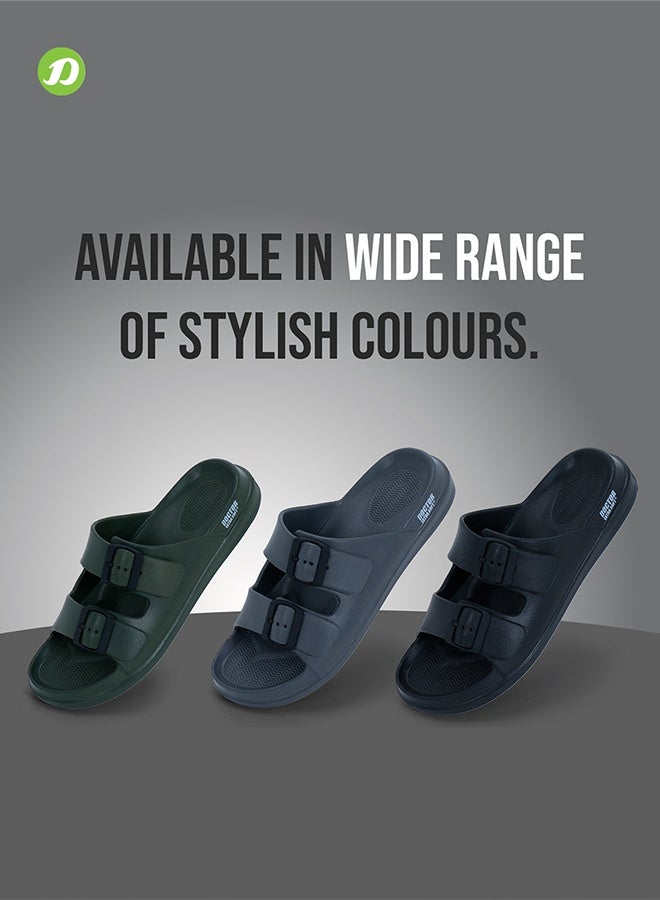 DOCTOR EXTRA SOFT شباشب دكتور إكسترا سوفت الكلاسيكية للرجال مع أحزمة قابلة للتعديل | مريحة وخفيفة الوزن | شباشب يومية مقاومة للماء ومضادة للانزلاق للرجال والأولاد – D-505 - Image 5