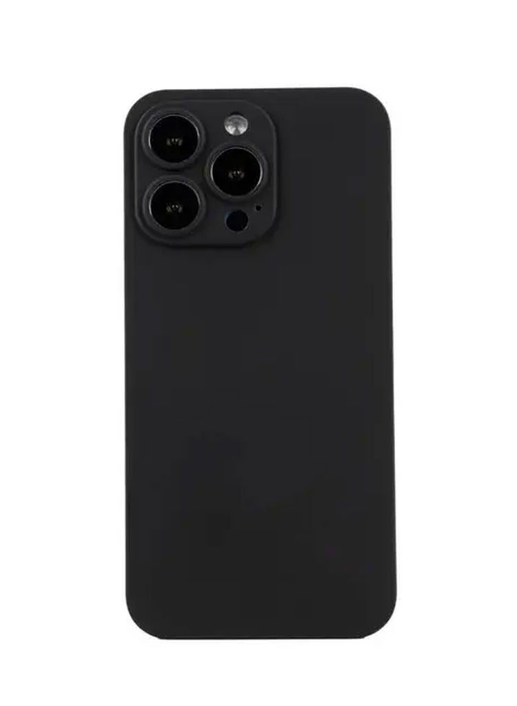 ديفيا جراب واقٍ 2 في 1 من الزجاج المقوى فائق النحافة لهاتف iPhone 13 Pro Max مقاس 6.7 بوصة / واقي شاشة مضاد للخدش / واقي شاشة كامل الجسم 360 مع إطار محاذاة - أسود - Image 1