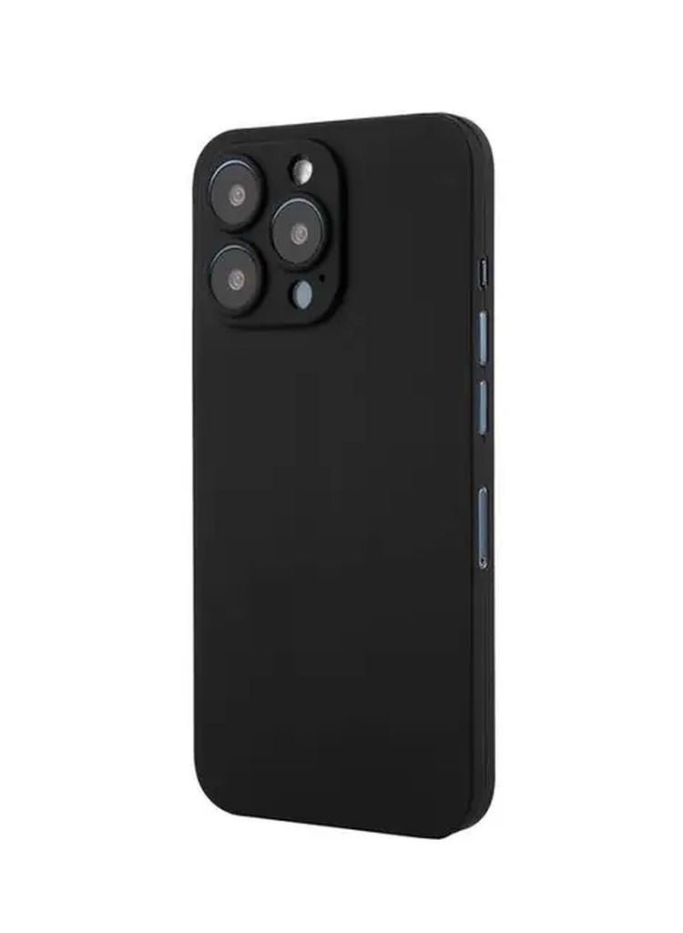 ديفيا جراب واقٍ 2 في 1 من الزجاج المقوى فائق النحافة لهاتف iPhone 13 Pro Max مقاس 6.7 بوصة / واقي شاشة مضاد للخدش / واقي شاشة كامل الجسم 360 مع إطار محاذاة - أسود - Image 3