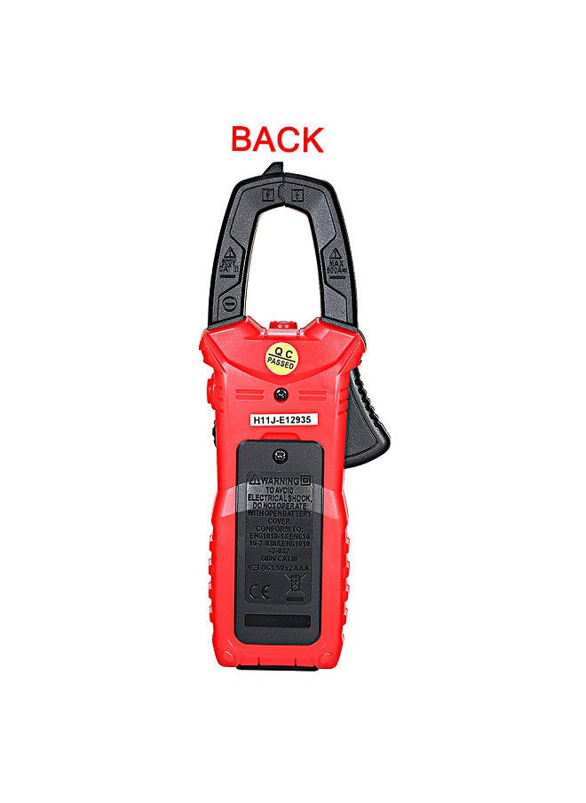AC/DC Digital Clamp Meter for Measuring AC/DC Voltage , AC/DC Current, Frequency, Duty Cycle, Diode, Resistance, Continuity, Transistors Test, NCV Clamp Multimeter