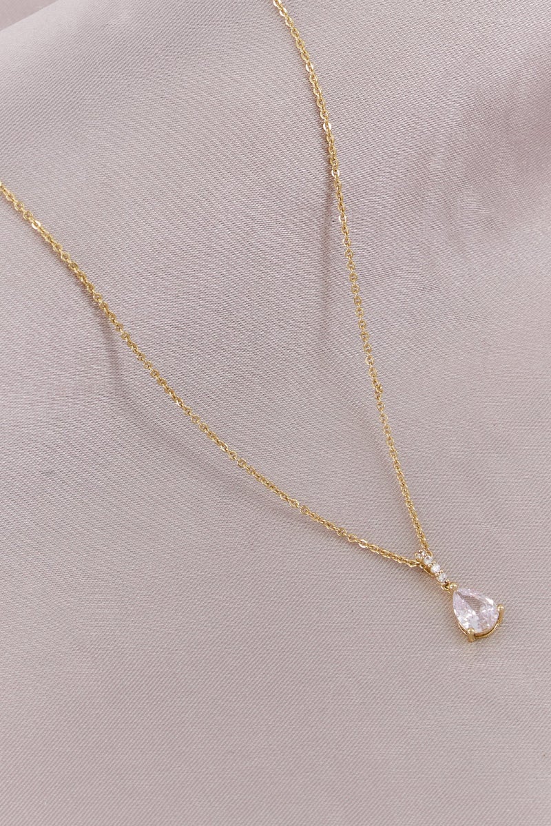 Mestige Women Paisley Necklace, Gold  - Image 1