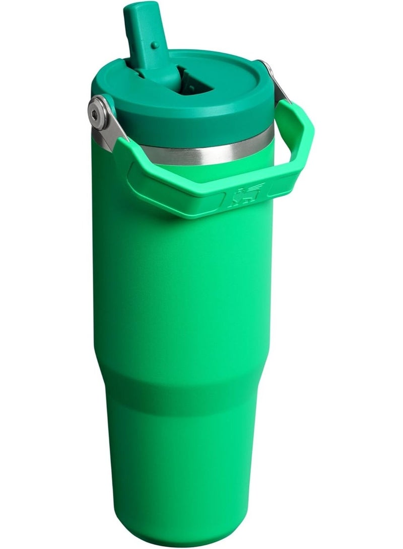 ستانلي كوب تسوق ستانلي آيس فلو 2.0 القابل للطي مع مقبض، سعة 30 أونصة | غطاء قابل للفتح والطي | زجاجة مياه مانعة للتسرب | ستانلس ستيل معزول | خالٍ من مادة BPA | - Image 3