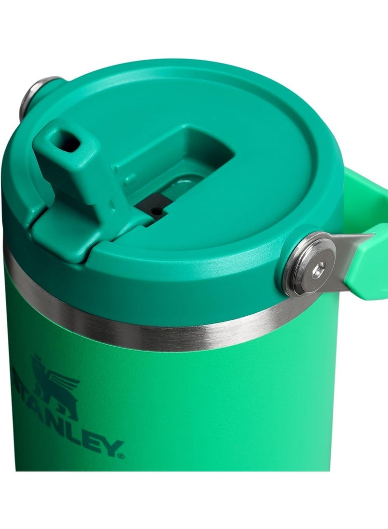 ستانلي كوب تسوق ستانلي آيس فلو 2.0 القابل للطي مع مقبض، سعة 30 أونصة | غطاء قابل للفتح والطي | زجاجة مياه مانعة للتسرب | ستانلس ستيل معزول | خالٍ من مادة BPA | - Image 2