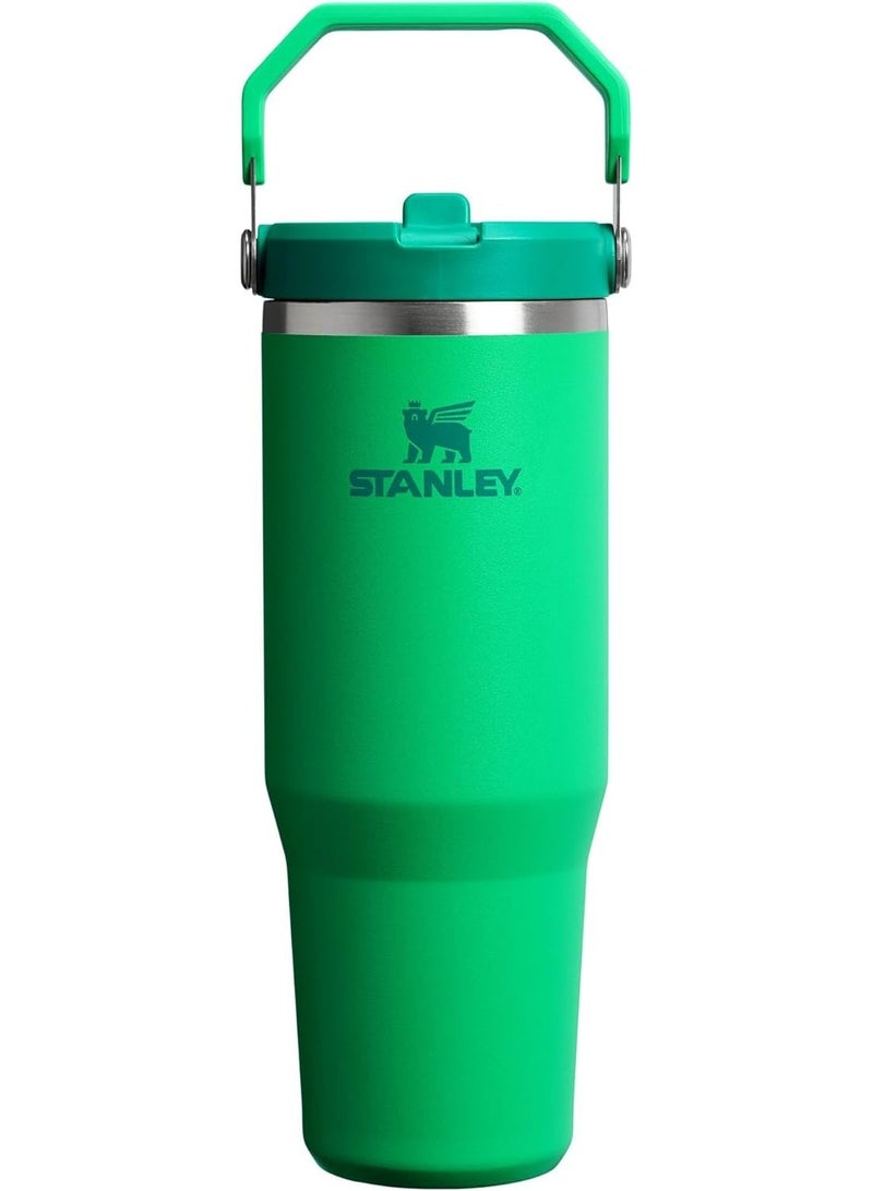 ستانلي كوب تسوق ستانلي آيس فلو 2.0 القابل للطي مع مقبض، سعة 30 أونصة | غطاء قابل للفتح والطي | زجاجة مياه مانعة للتسرب | ستانلس ستيل معزول | خالٍ من مادة BPA | - Image 1
