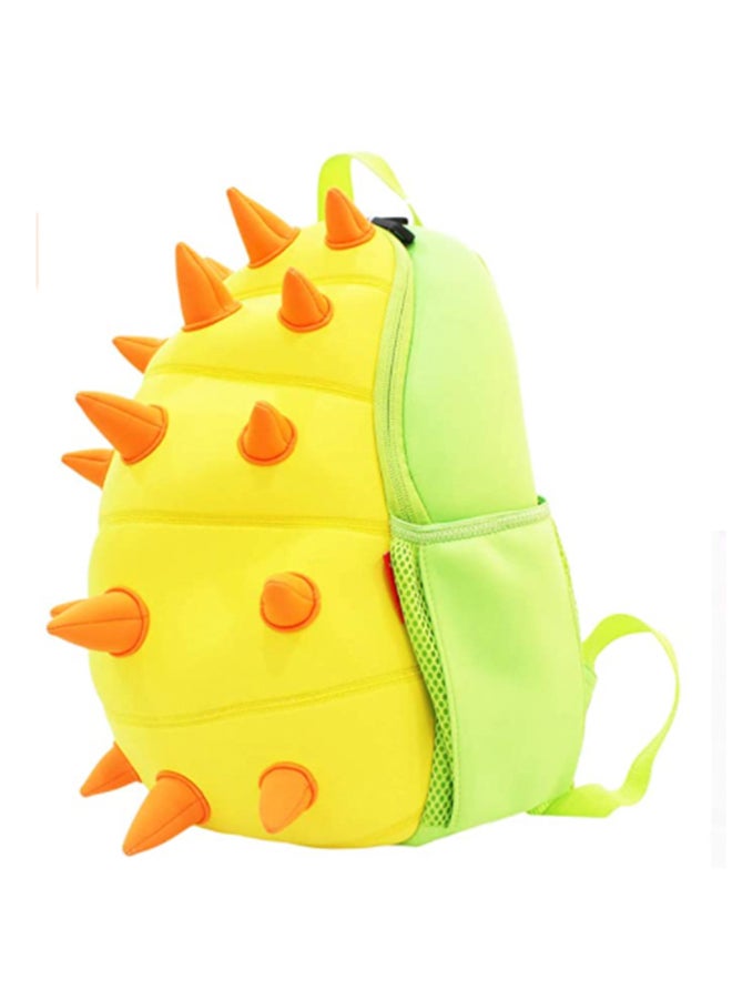 حقيبة ظهر بتصميم شائك لديناصور الغابة أصفر/ أخضر/ برتقالي - Image 2