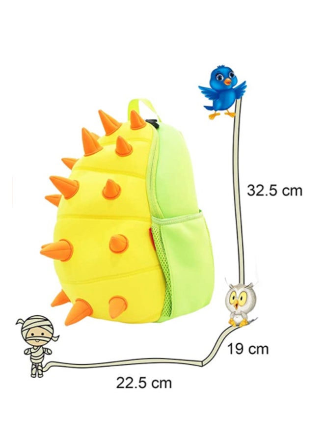 حقيبة ظهر بتصميم شائك لديناصور الغابة أصفر/ أخضر/ برتقالي - Image 3