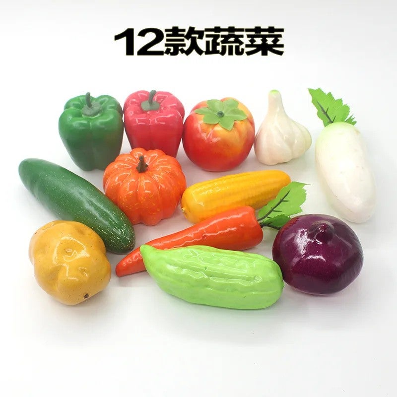 Bluejw E-079 Artificial Vegetables for Home Decor, Realistic Plastic Fruits & Veggies, Kitchen Garden Party Decorations - Image 5