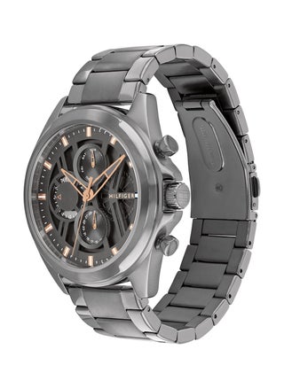 TOMMY HILFIGER ROUND ANALOG MEN'S DARK GREY CASE WATCH - 1710657 - pzsku/Z0054FFA6F2924AD77748Z/45/_/1728379636/25442daf-3497-4bd0-bff3-eeb430636bf9