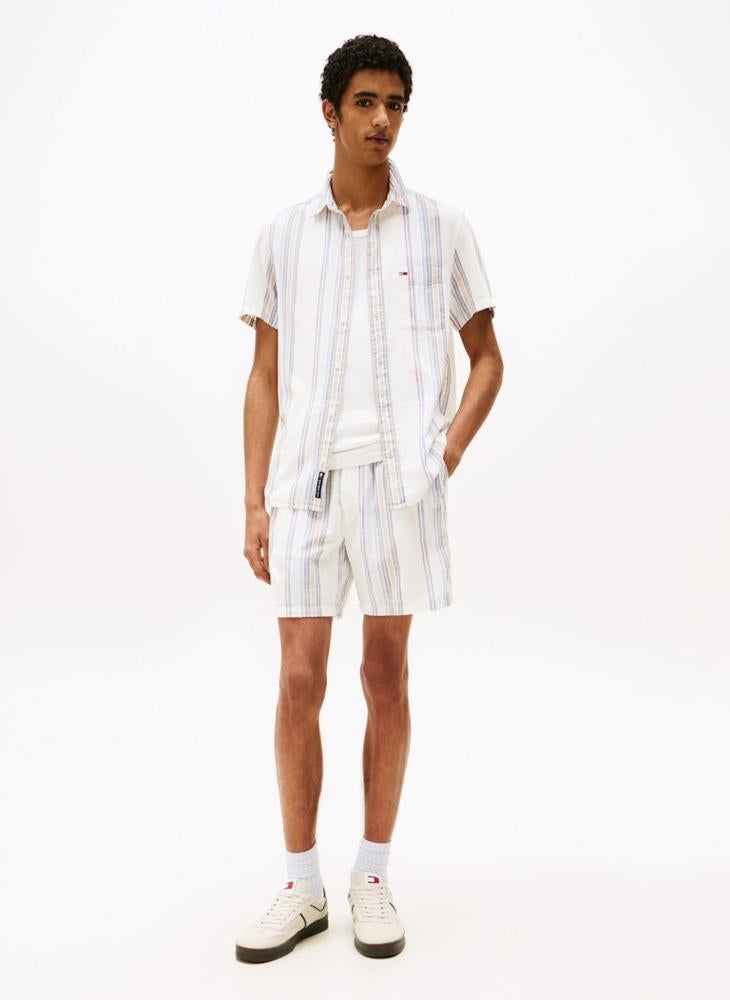 TOMMY JEANS Slub Beach Shorts  - Image 4