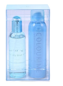 COLOUR ME Sky Blue EDP For Women 250ml Gift Set  - Image 1