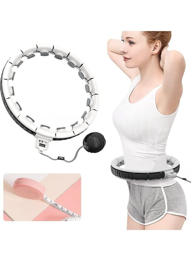 NIBEMINENT Smart Weighted Hula Ring Fitness Hoop 