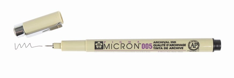 SAKURA PIGMA MICRON BLACK OPEN STOCK 005 (0.20mm) - Image 2