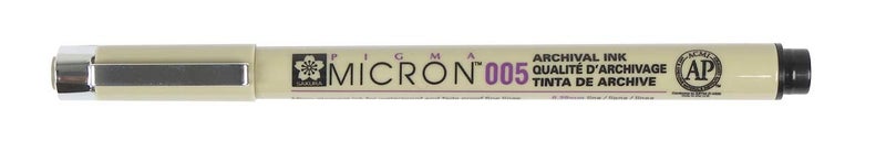 SAKURA PIGMA MICRON BLACK OPEN STOCK 005 (0.20mm) - Image 1