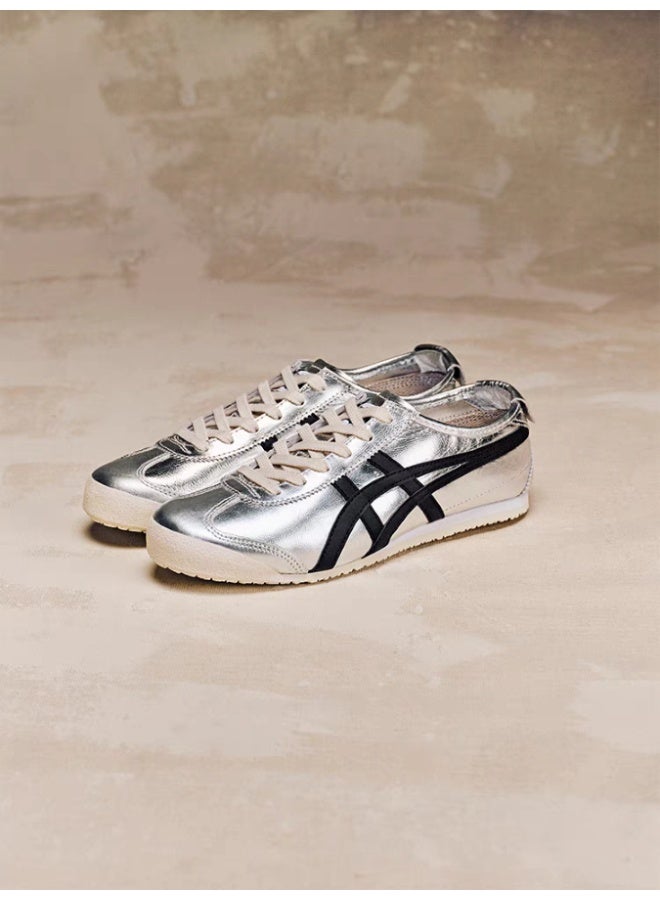 Onitsuka Tiger Mexico 66 Athlesiure Sneakers Silver/Black - Image 3