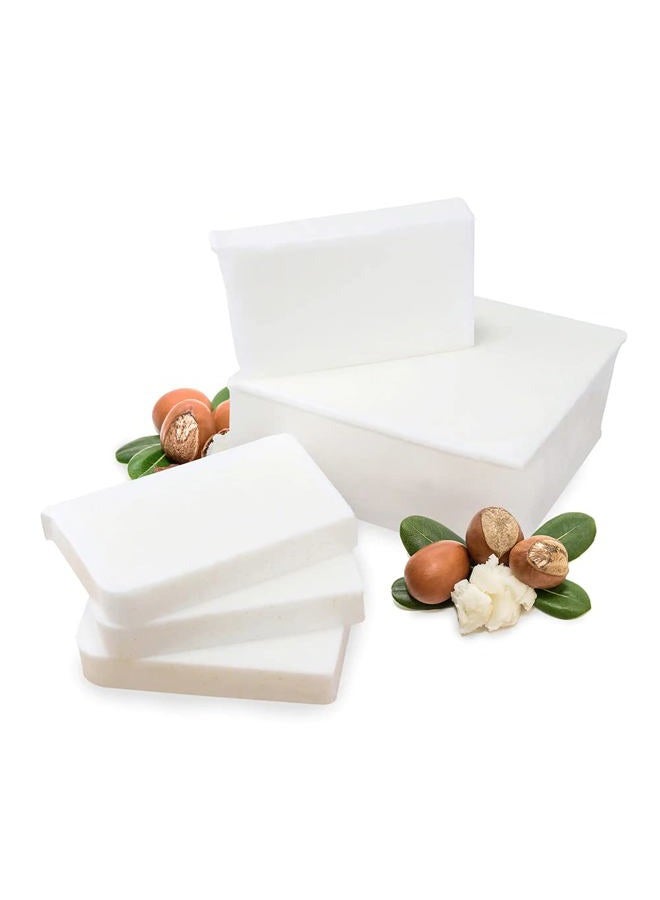 Primal Elements زبدة الشيا - قاعدة صابون جليسرين مرطبة قابلة للذوبان والصب، نباتية، خالية من القسوة، سهلة القطع - 5 أرطال - Image 2