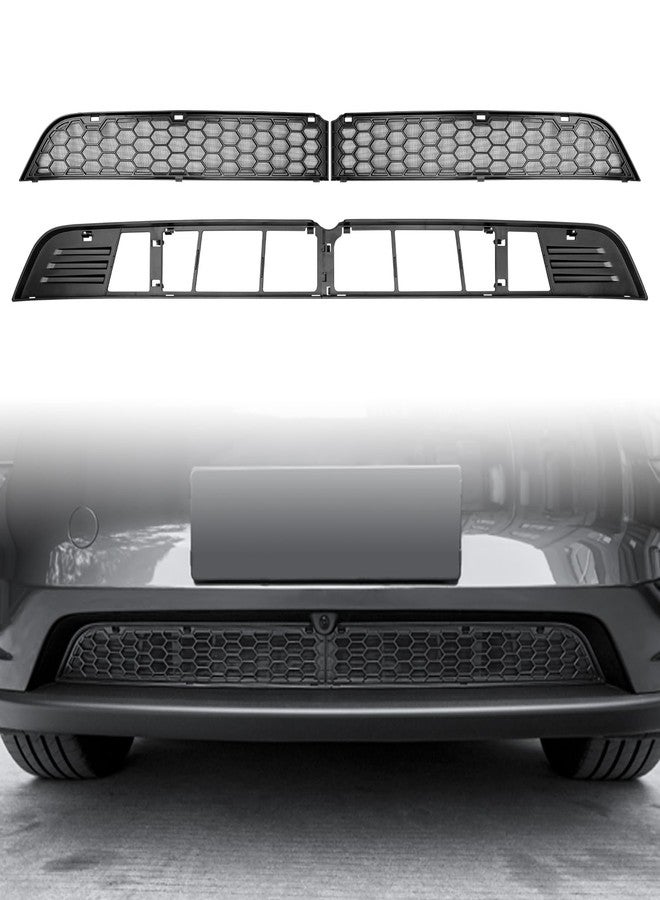 KUNIST Grille Mesh Inserts for 2025 Tesla New Model Y Front Air Inlet Vent Grille Cover Replacement for 2025 New Model Y Juniper (Launch Series) Accessories (Detachable Version) - Image 1