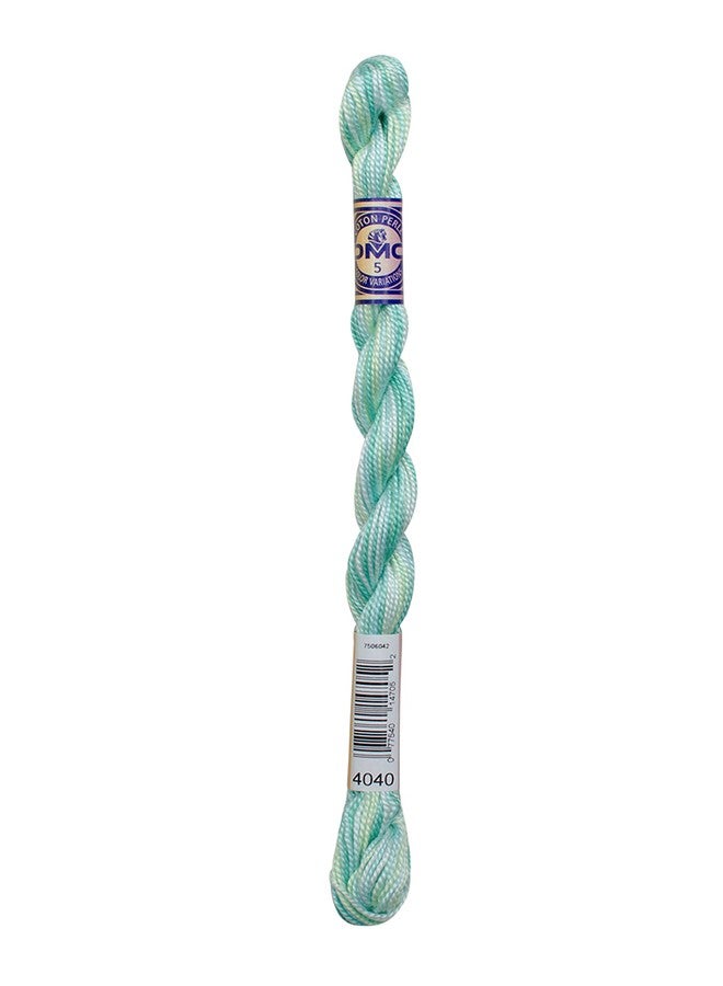 DMC 415 5-4040 Color Variations Pearl Cotton Thread, Size 5, 27-Yard, Water Lilies - Image 1