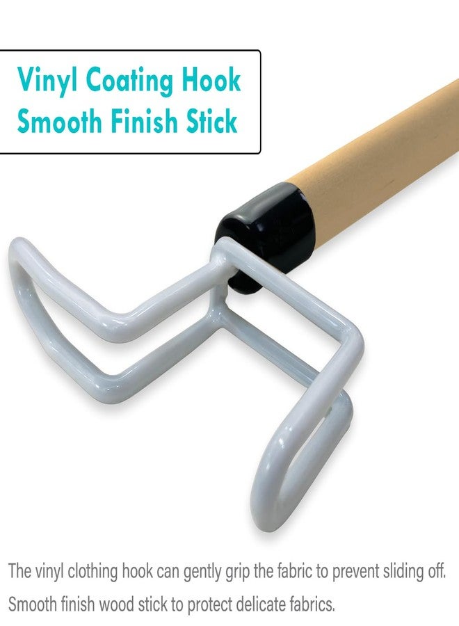 Nourislif 27'' Dressing Stick, Long Dressing Stick for Elderly, Disabled, Limited Mobility - Daily Living Dressing Aid Stick for Hip Replacement, Back - Dressing Aid for Pants, Shoes, Socks - Image 5