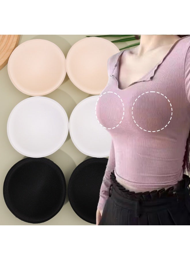 3D Push Up Bra Pads Inserts Women Underwear Small Breast Lift Breathable Sponge Padded Bra Pad Lining Swimsuit Bra Insert - Image 1