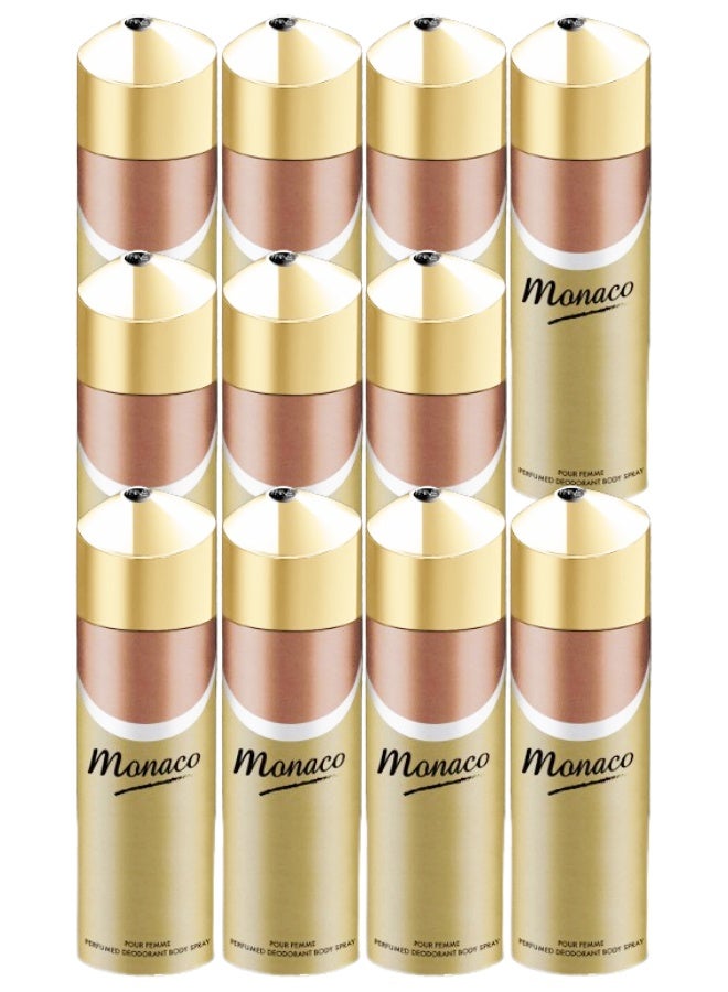 11 Pieces Monaco Body Mist 175ML