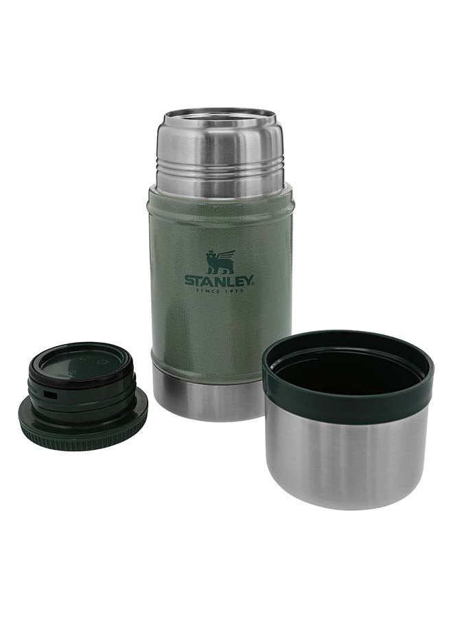 Stanley Classic Legendary Food Jar 0.7L / 24OZ Hammertone Green – BPA FREE Stainless Steel Food Thermos | Hot for 15 Hours | Leakproof Lid Doubles as Cup | Dishwasher Safe | Lifetime Warranty - Image 2